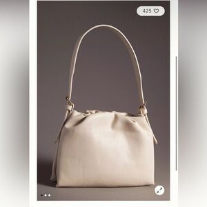 Anthropologie Cream Shoulder/Crossbody Bag
